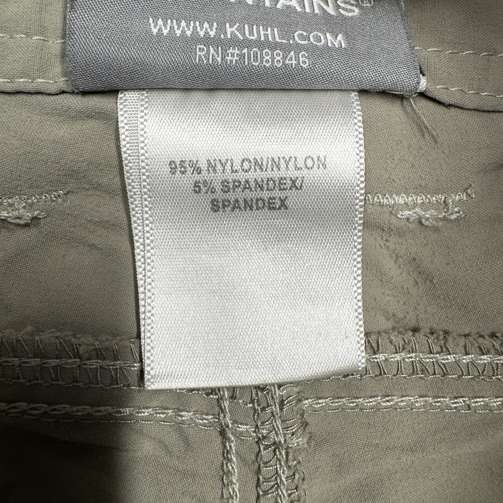 Kuhl Cargo Shorts Hiking Outdoor Casual Tan Beige Women's Size 4 (30x8) - Picture 3 of 11